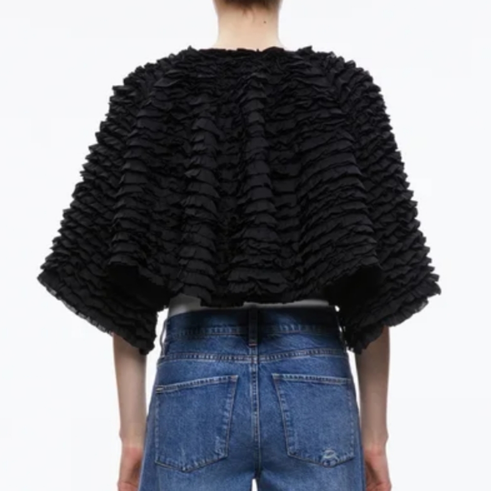 ALICE + OLIVIA Ruffle Jacket - Picture 3 of 7